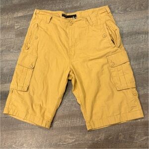 Rocawear Men's Mustard Cargo Shorts